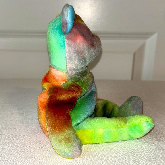 Peace Bear Beanie Baby - Picture 4 of 9